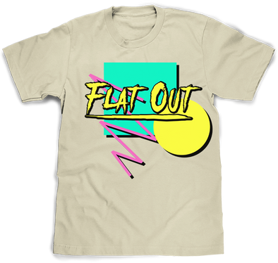 Flat Out Logo Tan T-Shirt