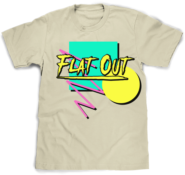 Flat Out Logo Tan T-Shirt